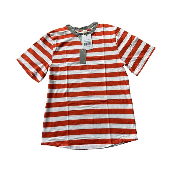 NWT Miki Miette Boys Size 10 Shirt Bundle, green, striped, button down - Picture 5 of 6